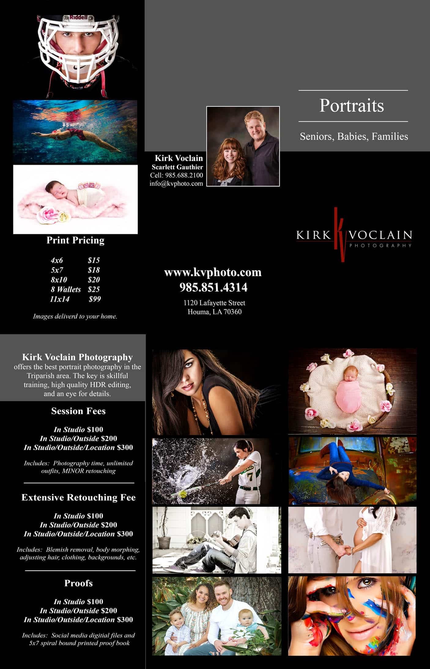 Kirk Voclain Photography Houma Senior Pictures Pricing