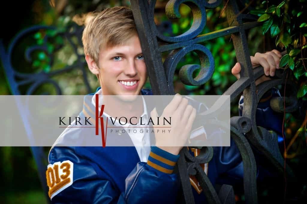 High School Senior Boy Outside Kirk Voclain Houma Photographers