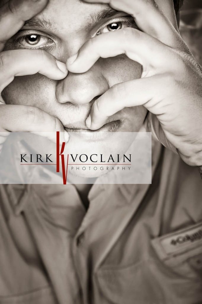 Hands to the Face Senior boy By Kirk Voclain Photography Houma Photographer