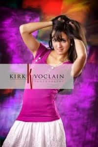 Purple Background Senior Kirk Voclain Houma Photographer