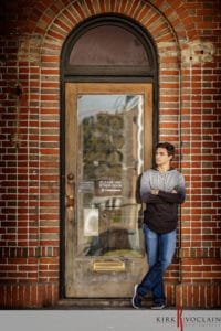 senior boy downtown houma la arch