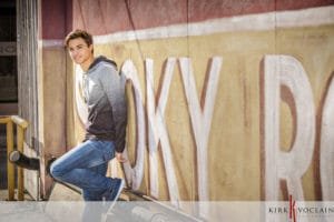 senior boy downtown houma la smoky row