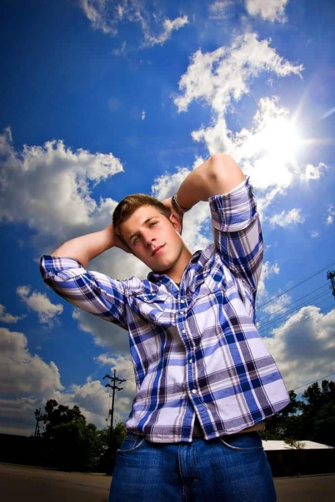 high school senior pictures boy flare houma thibodaux galliano