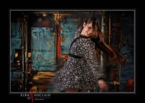 High School Senior Girl Spinning. Kirk Voclain Photography Houma Photographer