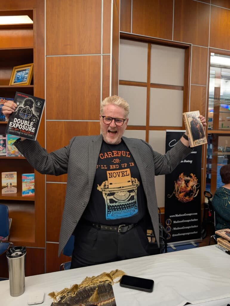 Kirk Voclain first ever book signing