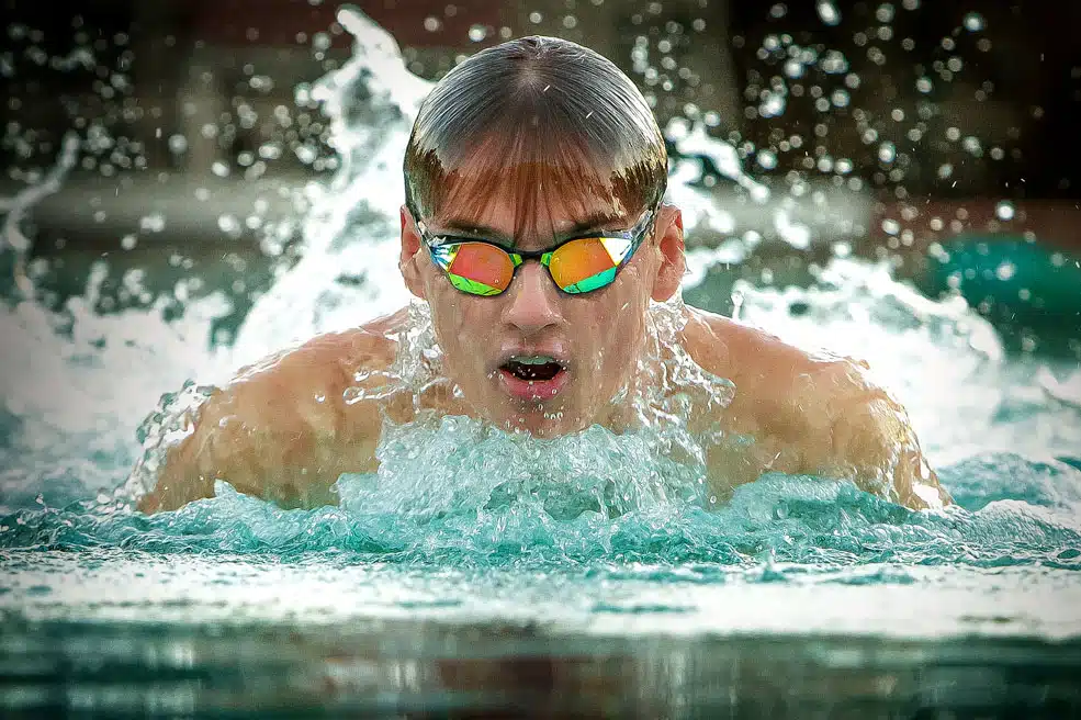 High School Senior Boy Swimming by Kirk Voclain