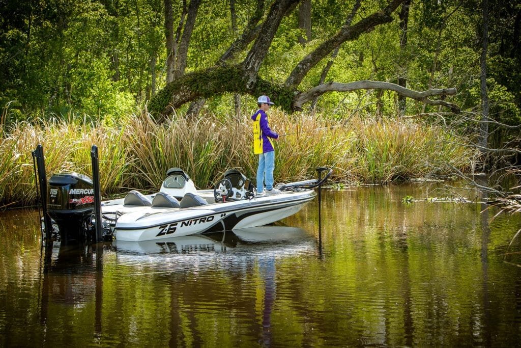High School Senior on Location in his Boat by Kirk Voclain