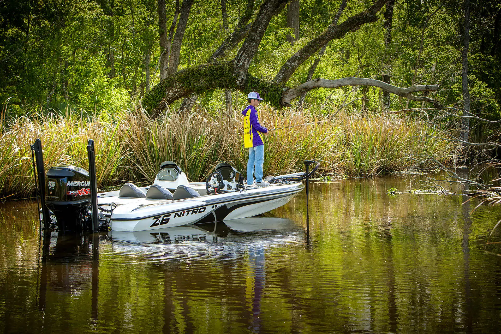 High School Senior on Location in his Boat by Kirk Voclain